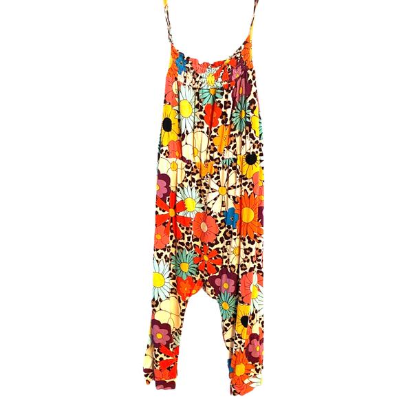 Posh Peanut Bamboo Flower Jumpsuit 12-18 Months - Picture 1 of 3